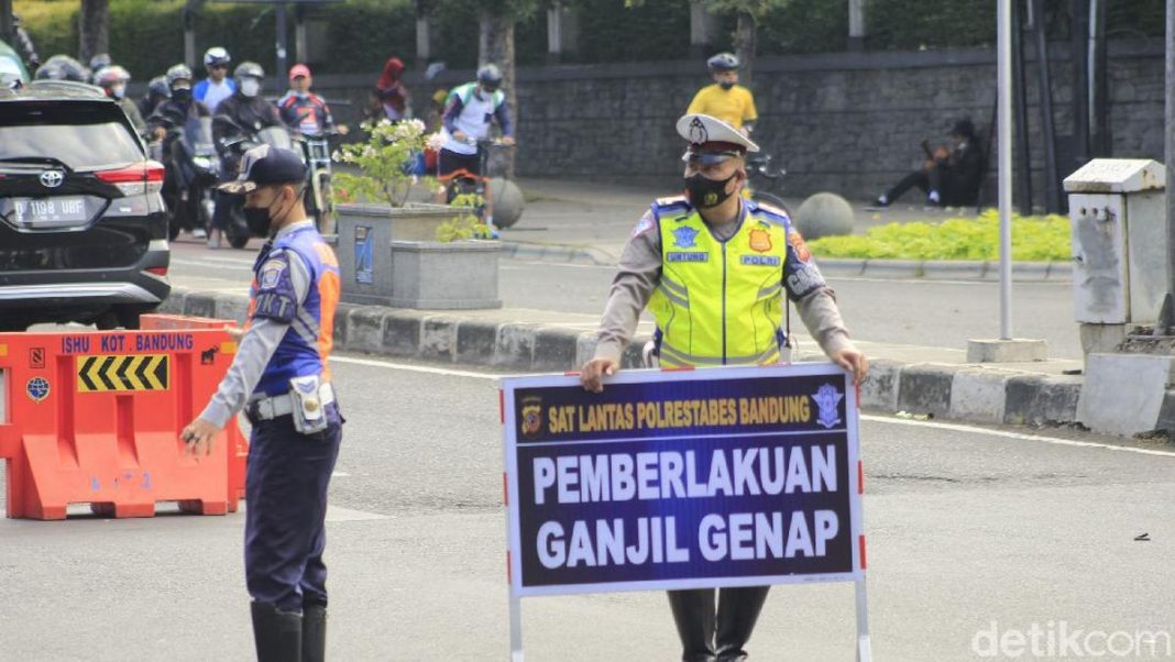 Pemberlakuan Ganjil Genap di Kota Bandung