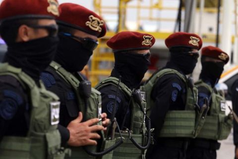 Tiga Orang Terduga Teroris Ditangkap Densus 88 Antiteror Polri di Kalteng