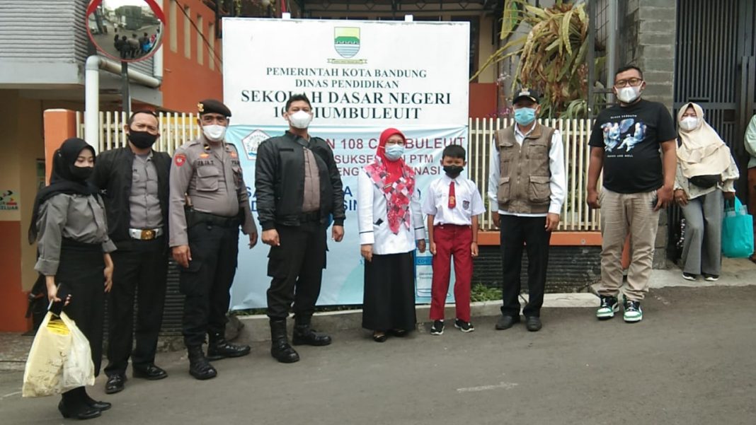 Percepat Pelaksanaan Vaksinasi, Polsek Cidadap Lakukan Penyisiran Terhadap Siswa yang Belum Divaksin