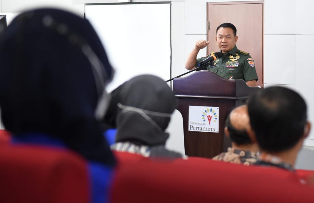 Beri Kuliah Inspiratif, Rektor Universitas Pertamina Sebut KSAD Pemimpin yang Best of The Best