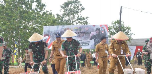 KSAD Launching Ketahanan Pangan di Kabupaten Tebo Jambi