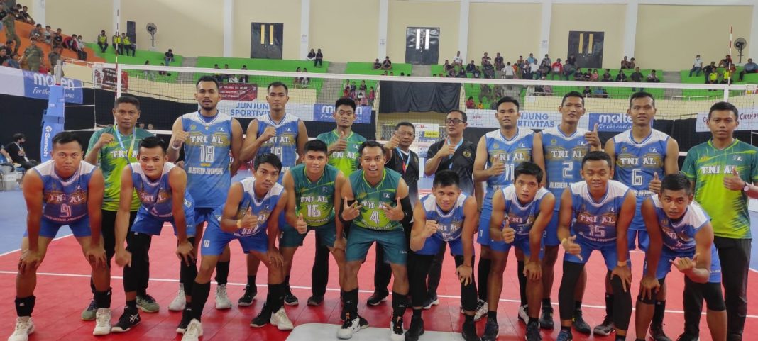 Tim Bolavoli Putra TNI AL Raih Juara di Kejurnas Livoli