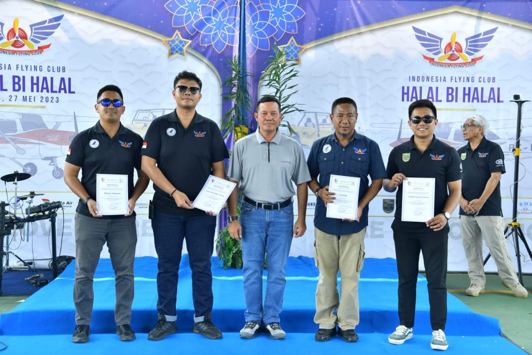 KSAU Tegaskan TNI AU Melalui FASI Memajukan Olahraga Dirgantara Dalam Halalbihalal IFC Pondok Cabe