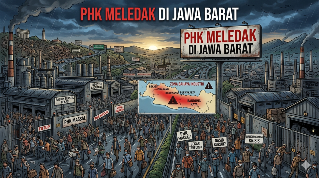 PHK Meledak di Jawa Barat, Bekasi hingga Bandung Raya Masuk Zona Bahaya Industri