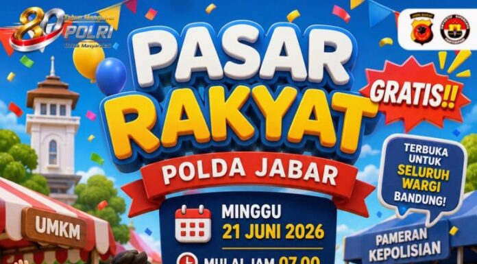 Sambut HUT Bhayangkara ke-80, Polda Jabar Gelar Pasar Rakyat, Perkuat Kedekatan dengan Masyarakat