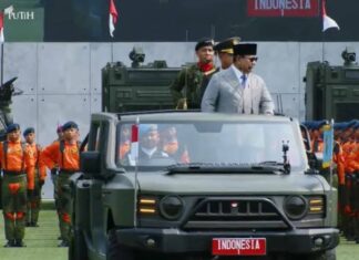 Prabowo Pimpin Upacara Parade HUT Ke-81 TNI di Cilangkap, 3.378 Personel dan 38 Alutsista Dikerahkan