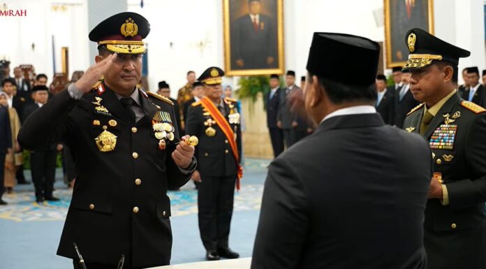 Prabowo Resmi Lantik Suyudi Ario Seto Sebagai Kapolri, Wahyu Hadiningrat Menjabat Wakapolri